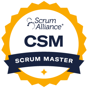 Certified Scrum Master Badge